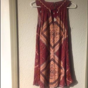 Xhilaration Boho multicolored Mini Dress Sz Small